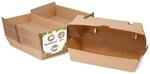 BIOZOYG Burgerbox 200 St&uuml;ck 13x24,8x7,5 cm Frischfaserkarton, Klappdeckel |...