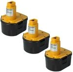 vhbw 3x Akku kompatibel mit Rems Pressmaschinen | 12V NI-CD/NI-H-Akkus Werkzeug...