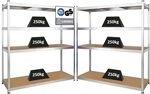 PROREGAL Mega Deal 2X Schwerlastregal Taurus XL mit T&Uuml;V/GS