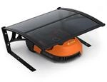 VOUNOT&reg; M&auml;hroboter Garage Carport 82x80x46 cm ALU-Verst&auml;rkung Grau | Rasenm&auml;her
