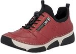 Rieker 45951-33 Damen Schn&uuml;rschuh Textil/Synthetik rot rot