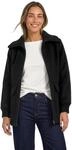 Street One Damen 1005901 Mantel mit Wollanteil und Strickkragen
