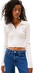 Tommy Jeans Damen Pullover Essential Polo Cropped
