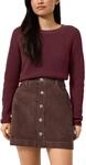 QS Damen Strickpullover &ndash; Regular Fit, Raglan&auml;rmel, Rollsaum