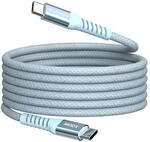 Verbatim Sync & Charge 60W USB-C auf USB-C Ladekabel, QC 3.0, 120cm, Blau | robuster