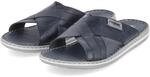 Rieker Herren Pantolette in schwarz