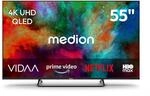 MEDION 138,8 cm (55 Zoll) QLED Fernseher (Smart-TV, Dolby Vision HDR, HBO Max,