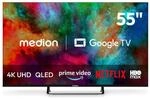 MEDION 138,8 cm (55 Zoll) QLED Fernseher 4K Smart TV - MD 855701 | Dolby Vision...