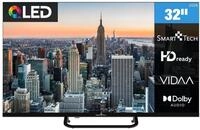 Smart Tech 32QV02V QLED Fernseher 32 Zoll VIDAA Smart TV mit HD Aufl&ouml;sung | Dolby