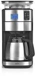 BEEM FRESH-AROMA-PERFECT II Filterkaffeemaschine mit Mahlwerk - Thermo | Edelstahl 
