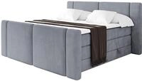 ALTDECOR Boxbett H3 H4 Matratze Evon King Zanozek - 160x200 - Grau | Lattenrost,