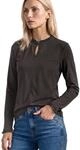 Street One Damen 3232102 Basic Shirt mit R&uuml;schen und Cut-Out-Detail