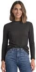 Street One Damen 3232065 3/4-Arm Shirt mit Turtle Neck und Print
