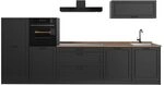 Vicco K&uuml;chenzeile R-Line, Anthrazit Landhaus/Anthrazit 340 cm | 6 Module &middot;