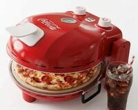 Salco Coca-Cola Pizzaofen &ndash; Professioneller Steinofen f&uuml;r knusprige Pizzen,...