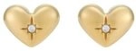 Fossil Damen Ohrringe aus goldfarbenem Edelstahl mit Pfosten-/Bolzenverschluss