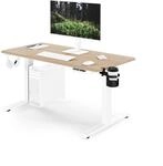 Jan Nowak Elektrisch h&ouml;henverstellbarer Schreibtisch, Sitz Steh 120 x 60 cm 