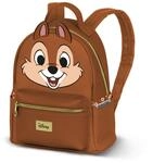 Disney Chip und Chap Face-Heady Rucksack, Braun 25 x 29 cm, Kapazit&auml;t 8 L