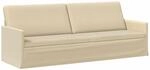 vidaXL 3-Sitzer Sofa Creme 220 x 81 x 82 cm Stoff