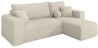ALTDECOR Ecksofa mit Schlaffunktion L-Form SENO-L 249x139x85 - Beige | Corner...