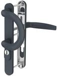 Schmalrahmengarnitur mit Kernziehschutz Anthrazit RAL7016 92mm