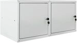 PROREGAL Mega Deal 2X Schlie&szlig;fachw&uuml;rfel Cubic HxBxT 35x35x35cm Grau