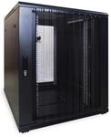 DSIT 18HE 19 Zoll Serverschrank - perforierter Frontt&uuml;r | (BxTxH)...