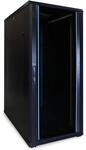 DSIT 27HE 19 Zoll Serverschrank - Glast&uuml;r | (BxTxH) 600x1000x1400mm - Schwarz -