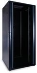 DSIT 37HE 19 Zoll Serverschrank - Glast&uuml;r | (BxTxH) 800x800x1800mm - Schwarz -