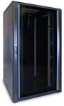 DSIT 27HE 19 Zoll Serverschrank - Glast&uuml;r | (BxTxH) 800x800x1400mm - Schwarz -
