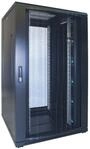 DSIT 27HE 19 Zoll Serverschrank - perforierter Frontt&uuml;r | (BxTxH)...