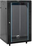 vidaXL 18U Netzwerkschrank auf Rollen 19" IP20 60x60x100 cm