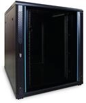 DSIT 18HE 19 Zoll Serverschrank - Glast&uuml;r | (BxTxH) 800x1000x1000mm - Schwarz -