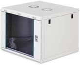 DIGITUS Netzwerkschrank &ndash; 19 Zoll 9HE &ndash; Unmontiert &ndash; Dynamic-N &ndash; Grau | 600