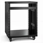 VEVOR 12U Server-Rack, 226,8 kg Kapazit&auml;t, Netzwerk-Stereo-Aufnahmestudio-Rack mit