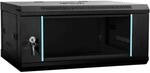 vidaXL Netzwerkschrank mit Speicher Schwarz 60 x 35 x 28 cm Stahl