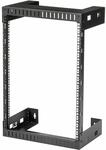 StarTech.com 2-Pfosten 15HE Heavy-Duty Wandmontage Netzwerk-Rack, 19" Open Frame