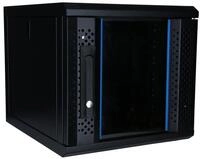 DSIT 6 HE - 10 Zoll Serverschrank - Glast&uuml;r | (BxTxH) 370X450X370mm - Schwarz...