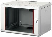 Equip Serverschrank 19" 07U 600x450mm Glast&uuml;r grau