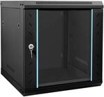 vidaXL Netzwerkschrank mit Speicher Schwarz 53 x 60 x 60 cm Stahl