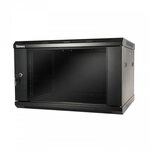 Televes Wandverteiler 19z 6HE MSR196B in Einzelteilen 233105 schwarz RAL 9005