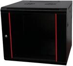 Danicom Baseline 19 Zoll 12 HE Netzwerkschrank mit Glast&uuml;r- Schwarz |...