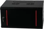 Danicom Baseline 19 Zoll 4 HE Netzwerkschrank mit Glast&uuml;r- Schwarz |...
