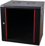 Danicom Baseline 19 Zoll 12 HE Netzwerkschrank mit Glast&uuml;r- Schwarz |...