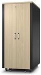 APC AR4032IA Rack Cabinet 32U Freistehendes Gestell, Ahornfarbe, Schwarz