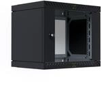 EFB 19" Wandgeh&auml;use X-Rack mit Glast&uuml;r 400-600mm 9HE schwarz