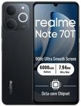 realme Note 70T Smartphone 4+256GB, Black | 6000mAh Akku, 6,75 Zoll Display, 90Hz,