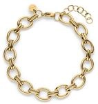 s.Oliver Damen Armband aus Edelstahl mit stilvollen Gliedern | Wasserfest,