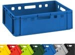 Fleischkiste E2 Metzgerkiste Blau Eurobox 60x40x20 cm Stapelkiste Robust 
