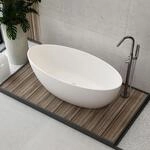 Bernstein Freistehende Badewanne TERRA 2.0 180 x 80 cm Wei&szlig; matt